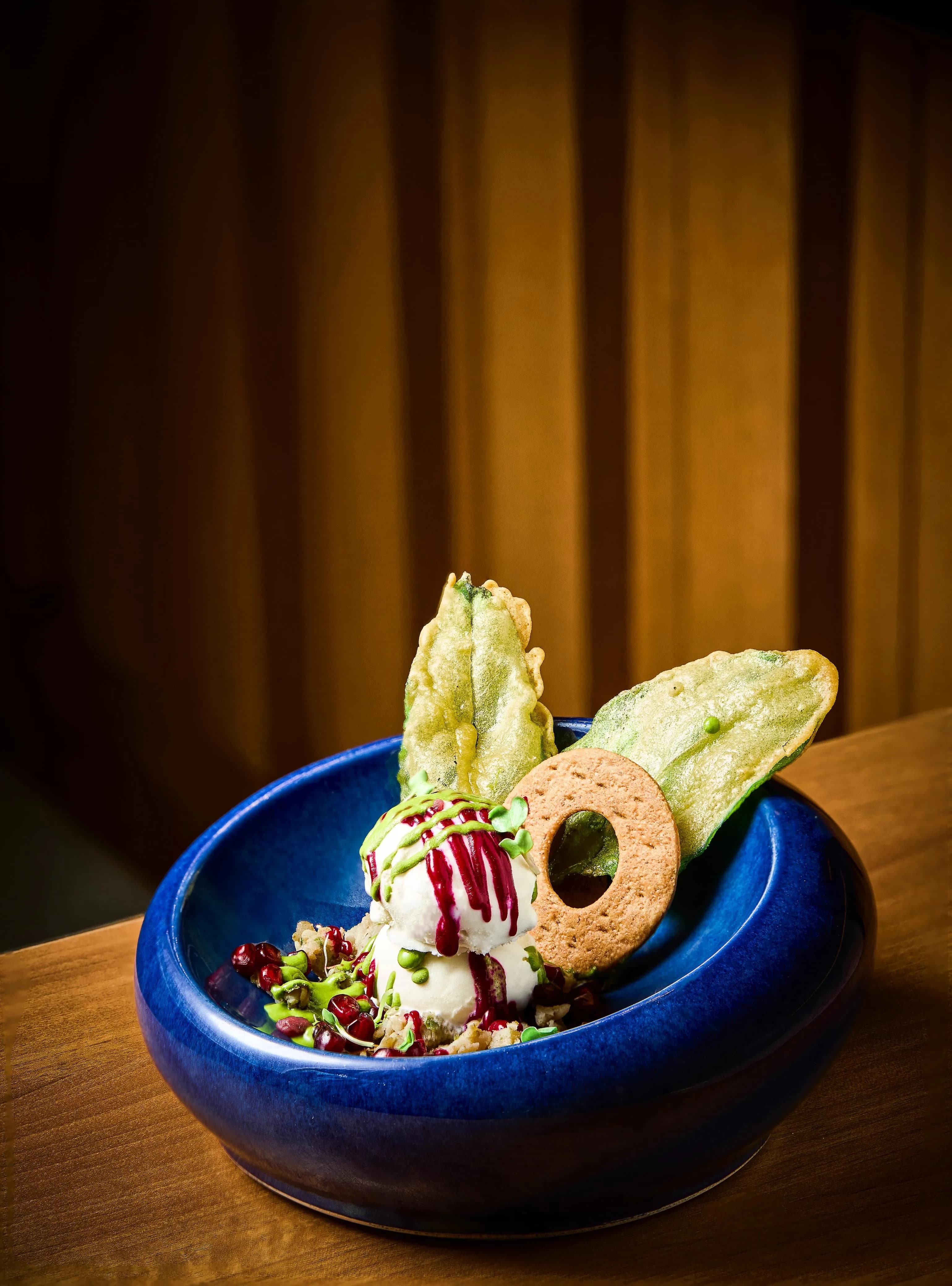 Velvety Yoghurt Ice Cream Chaat at FIRO Chennai